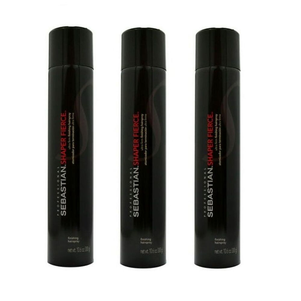 Sebastian Shaper Fierce Ultra Firm Finishing Hair Spray 10.6 oz Pack of 3